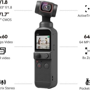 DJI Pocket 2 Video Camera 4K 1/1.7”CMOS 64MP - Image 4