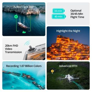 DJI Mini 4 Pro (DJI RC-N2) Drone, 4K/60fps Omnidirectional ActiveTrack - Image 5