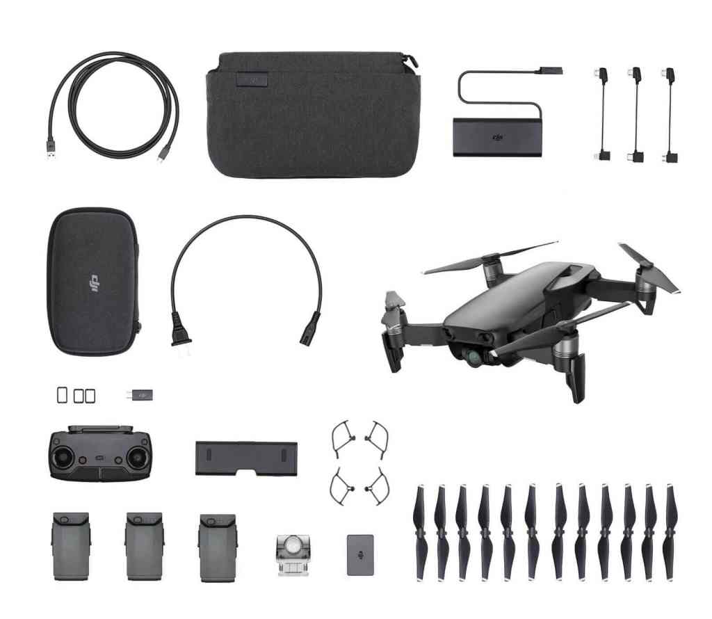 DJI Mavic Air - Onyx Black Drone - Fly More COMBO - 4K Camera