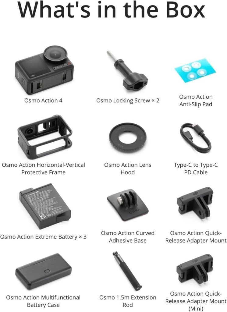 DJI Osmo Action 4 Camera Adventure Combo
