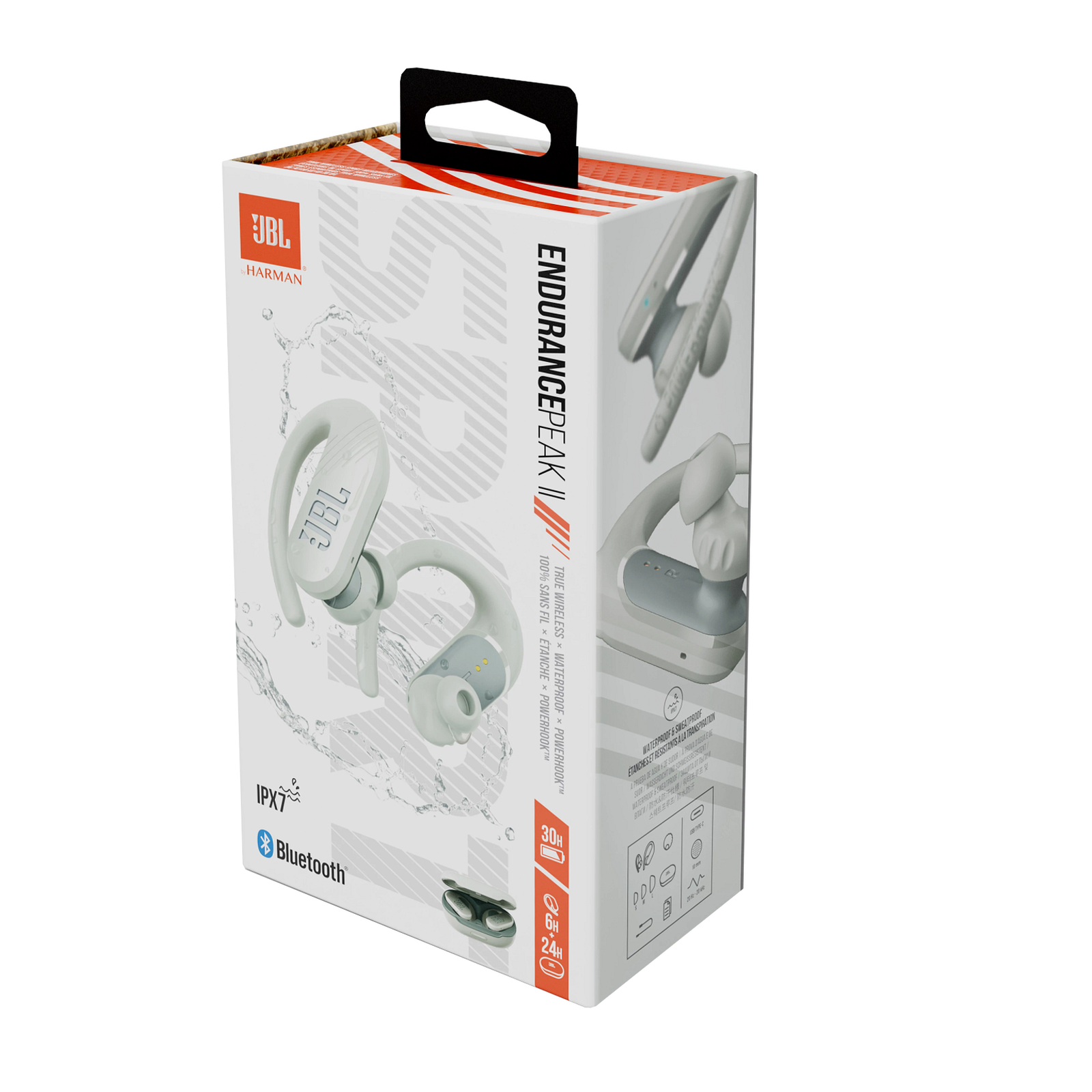 JBL Endurance Peak II Waterproof True Wireless Bluetooth Sport Earbuds - Image 2