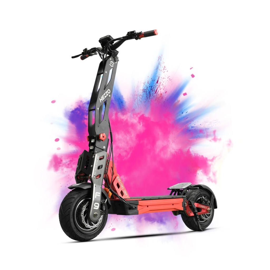 HEZZO 60v 8000w Electric off-road Scooter F9 40ah Lithium Battery dual motor