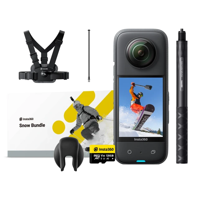 Insta360 X3 - Waterproof 360 5.7K Action Camcorder