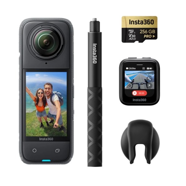 Insta360 X4 - 8K Waterproof 360 Action Camera, 4K Wide-Angle Video