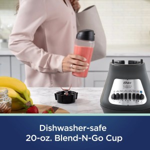 Oster Party Blender with XL 8-Cup Capacity Jar and Blend-N-Go Cup - Image 5