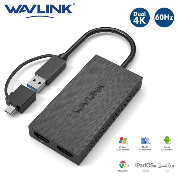 Wavlink USB 3.0 to Dual HDMI 4K Video