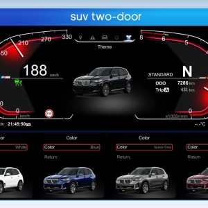 12.3'' Lcd Digital Dashboard Cluster CIC NBT Evo Instrument Panel Cockpit - Image 4