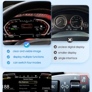12.3'' Lcd Digital Dashboard Cluster CIC NBT Evo Instrument Panel Cockpit - Image 5