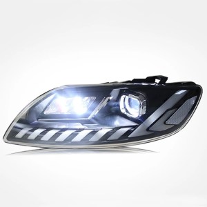 Car LED Front Lamp Streamer Dynamic Assembly For AU-DI Q7 2006-2015 Headlight Turn Signal Fog Head Light