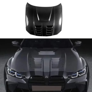 M3 M4 G80 G82 CSL Style Carbon Fiber Fibre Front Vents Bonnet Hood For BMW M3 M4 G80 G82 G83 2021-2023 - Image 6