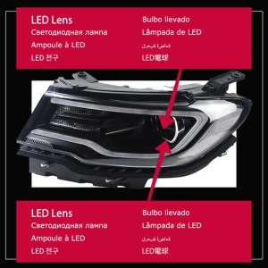 Car Front Headlight For Jeep Compass 2017-2020 LED Head lamps Styling Dynamic Turn Signal Lens - Image 9