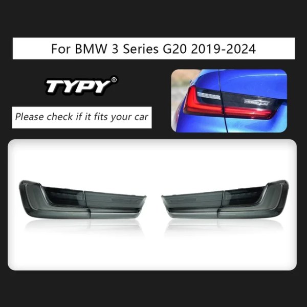 Car Tail Lights For BMW 3 Series G20 2019-2024 Car LED Rear Lamps Daytime Running