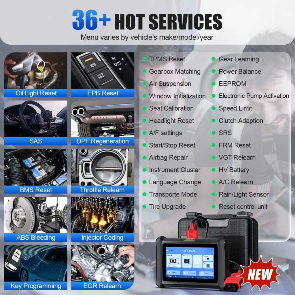 XTOOL D7S Auto Diagnostic Tools CANFD DOIP ECU Coding Key Programming Automotive scanner Bi-directional Control Work With XV100