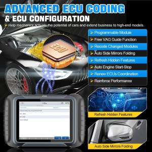 XTOOL D8S Car Diagnostic Scanner Automotive Scanner ECU Coding Key Programming 38+ - Image 5