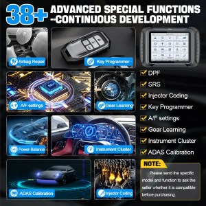 XTOOL D8S Car Diagnostic Scanner Automotive Scanner ECU Coding Key Programming 38+ - Image 6